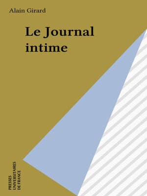 cover image of Le Journal intime
